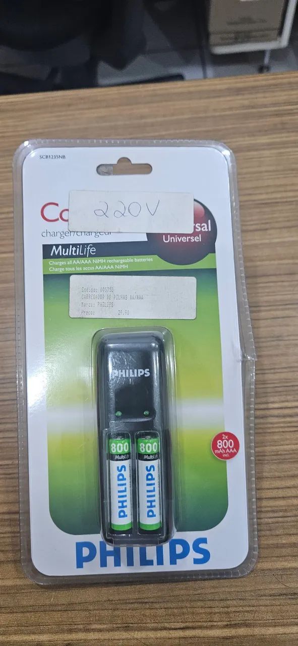 Philips compact charger scb1235nb