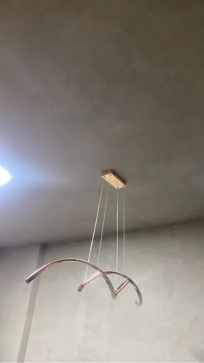 Luminária de teto moderna em espiral - Foto 5