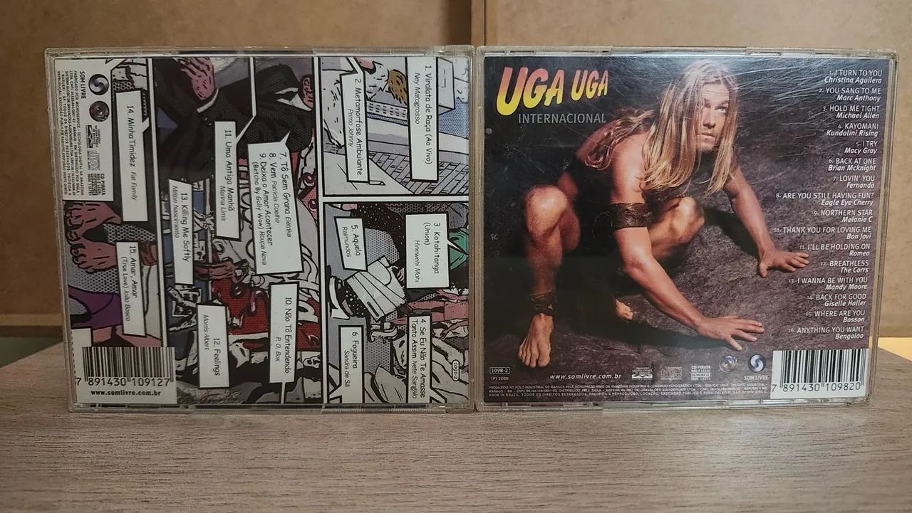 Novela Uga Uga - CD com a trilha sonora original  - 2000 - Foto 3