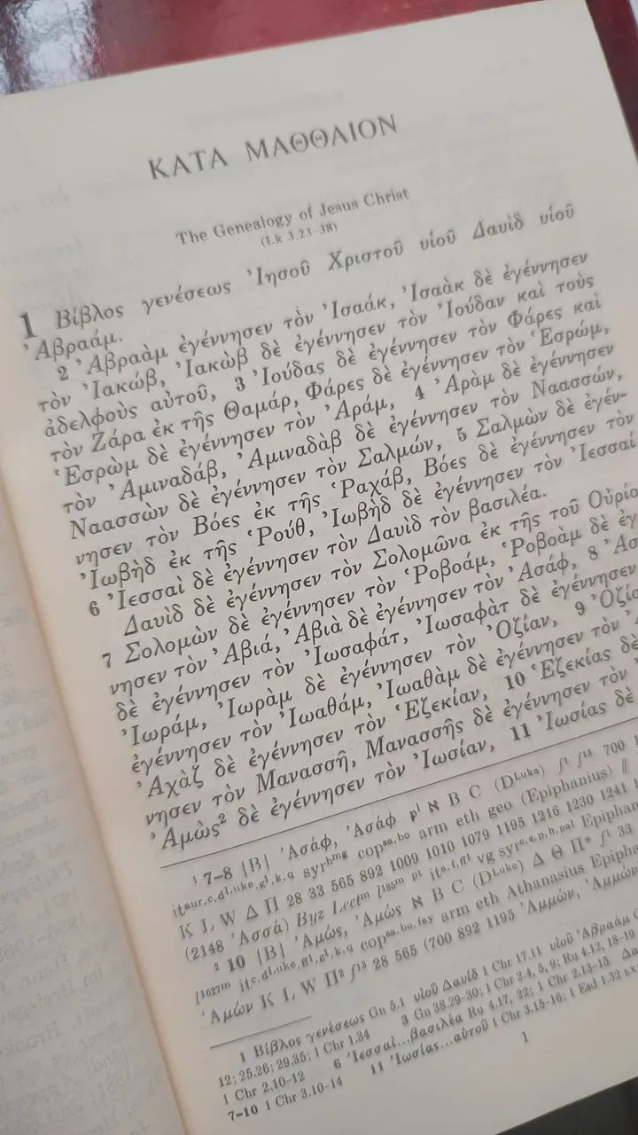 Greek New Testament Bíblia em grego Novo Testamento  - Foto 3