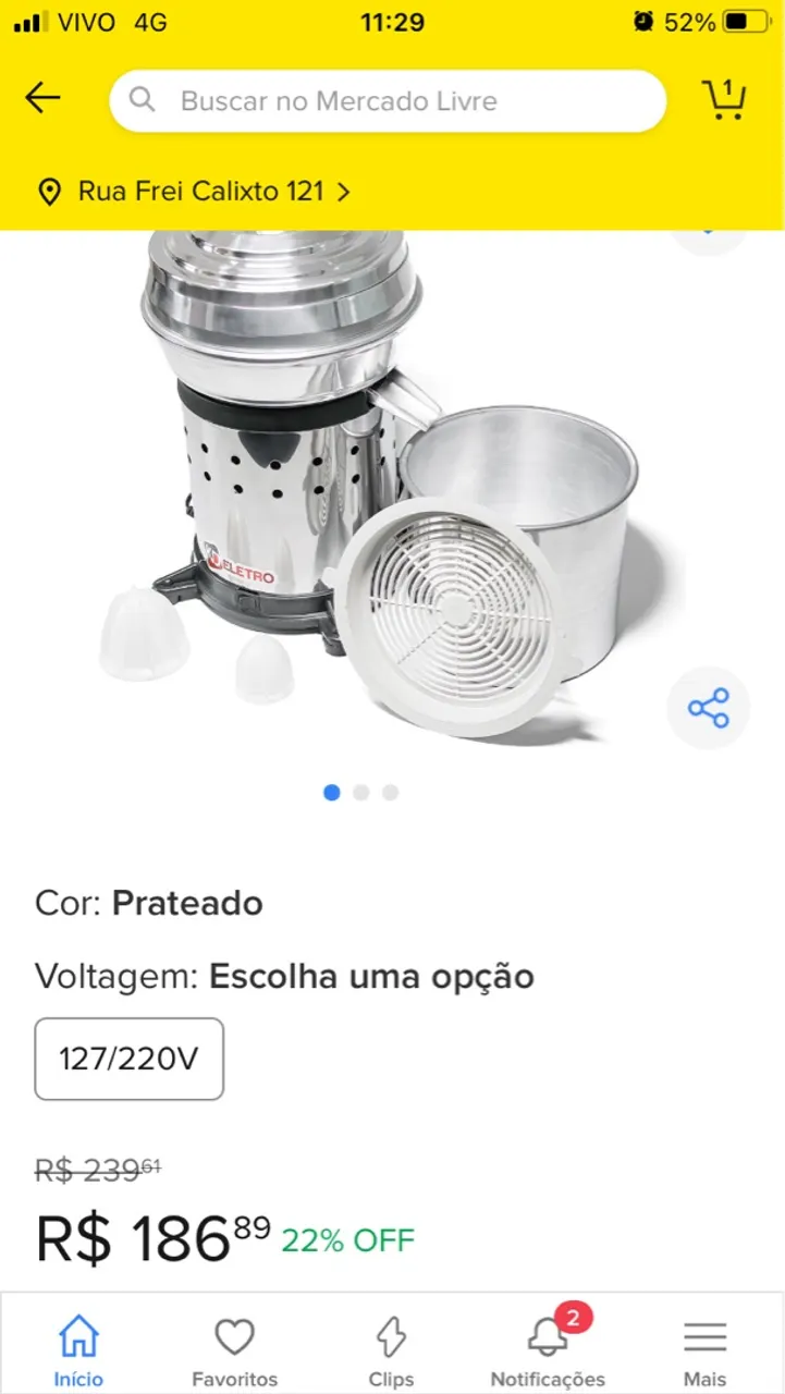 Espremedor de laranja