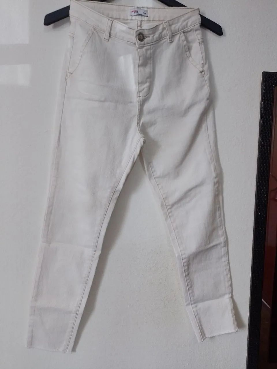 Calça feminina off white - tamanho 36
