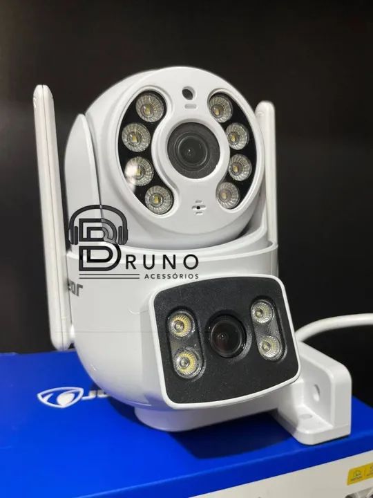 Câmera de Segurança Wi-Fi Lente Dupla a Prova D'água  - Foto 2
