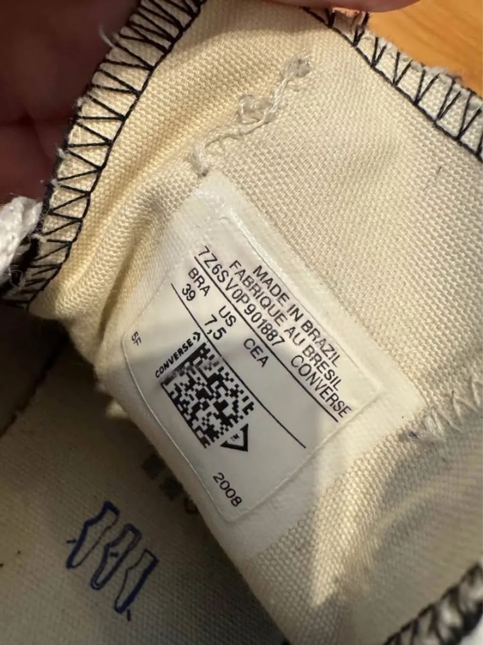 Tênis Converse All Star Preto N39 Usado - Foto 6