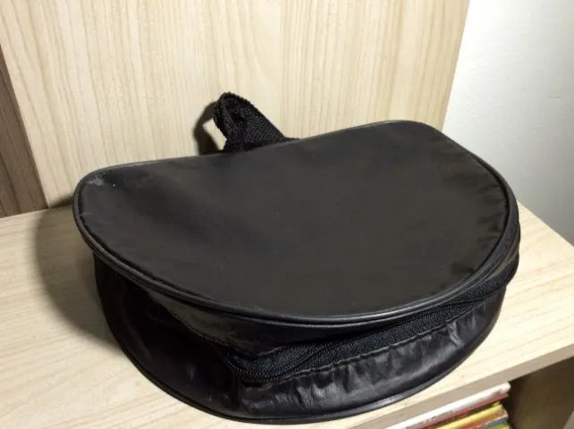 Kit 3 Capas Pandeiro Meia Lua Ou Multi-uso Courino E Forro - Foto 2