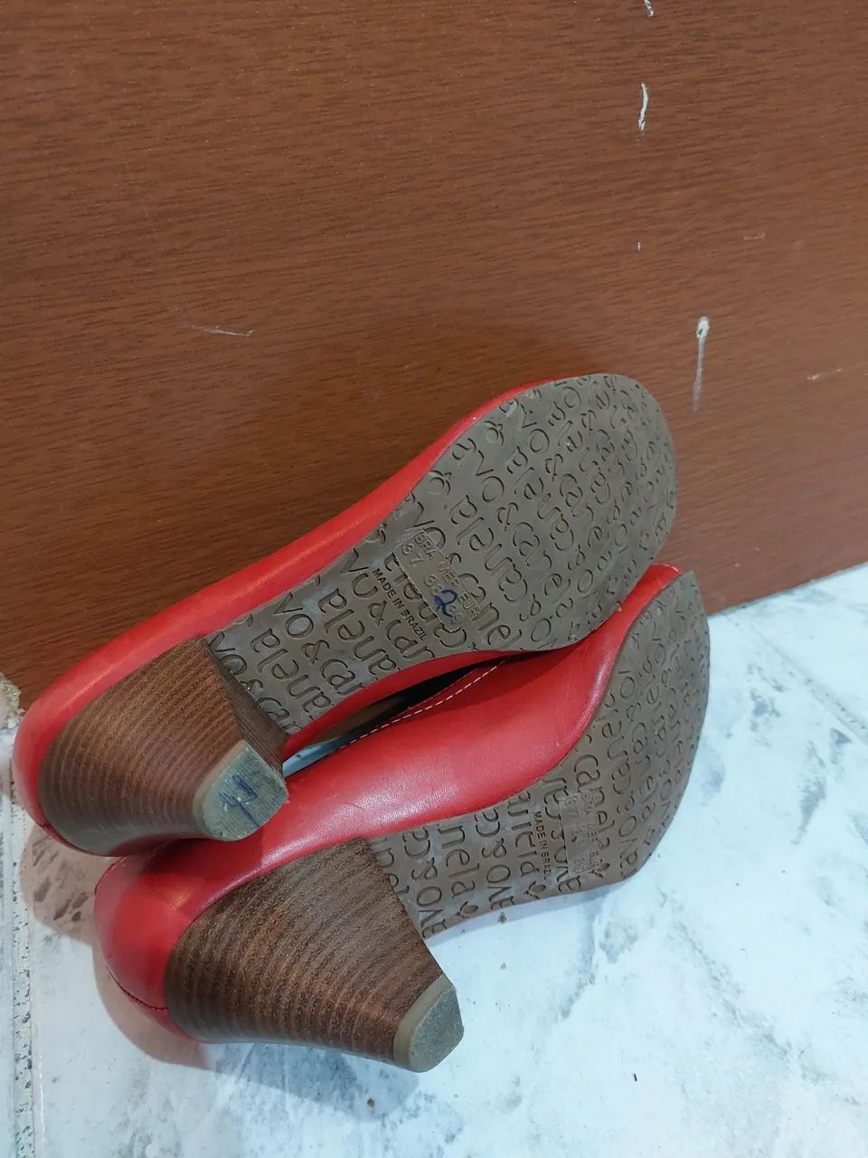 Sapato Vermelho - Marca Cravo&Canela - Foto 3