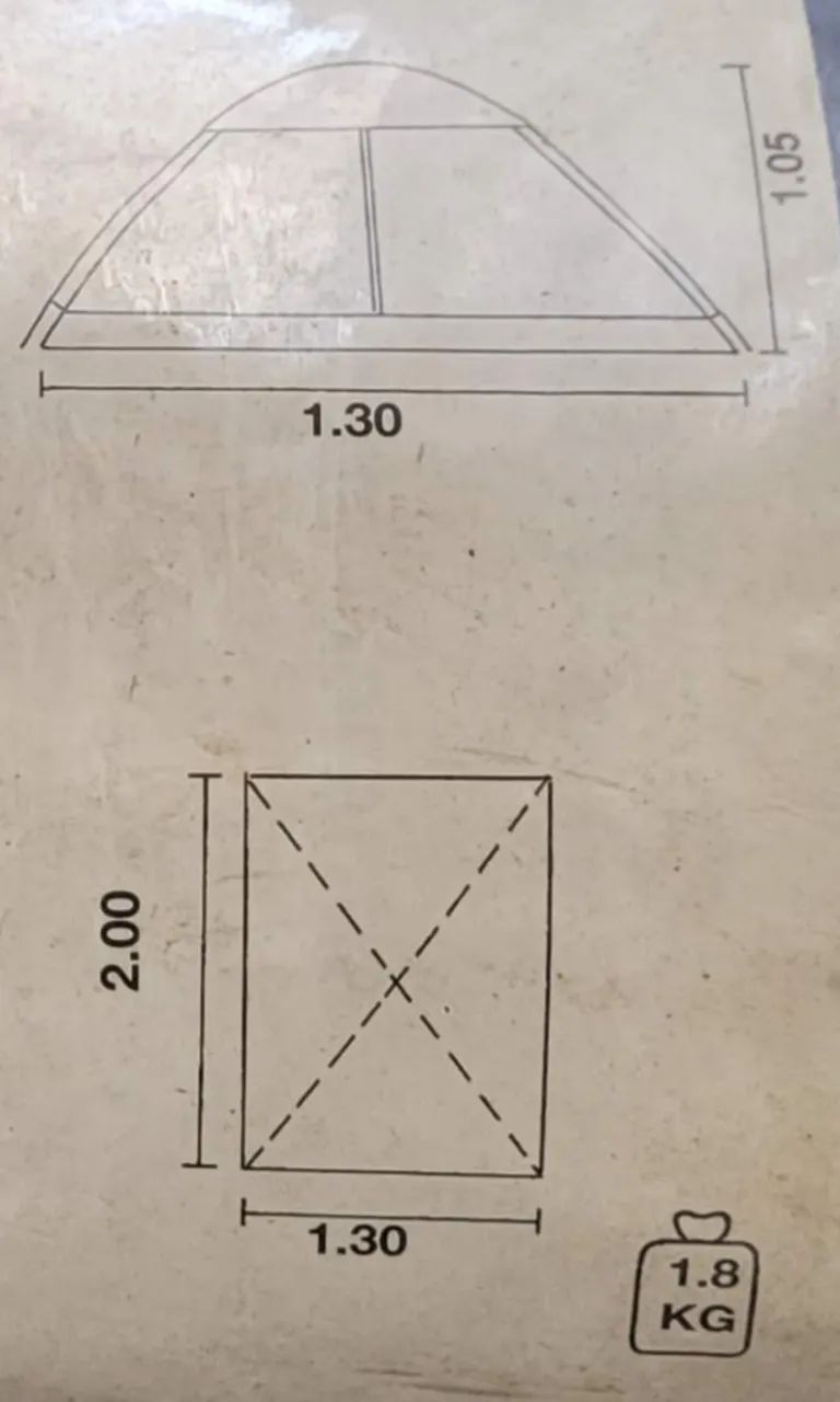 Barraca Camping 2 pessoas - Foto 3