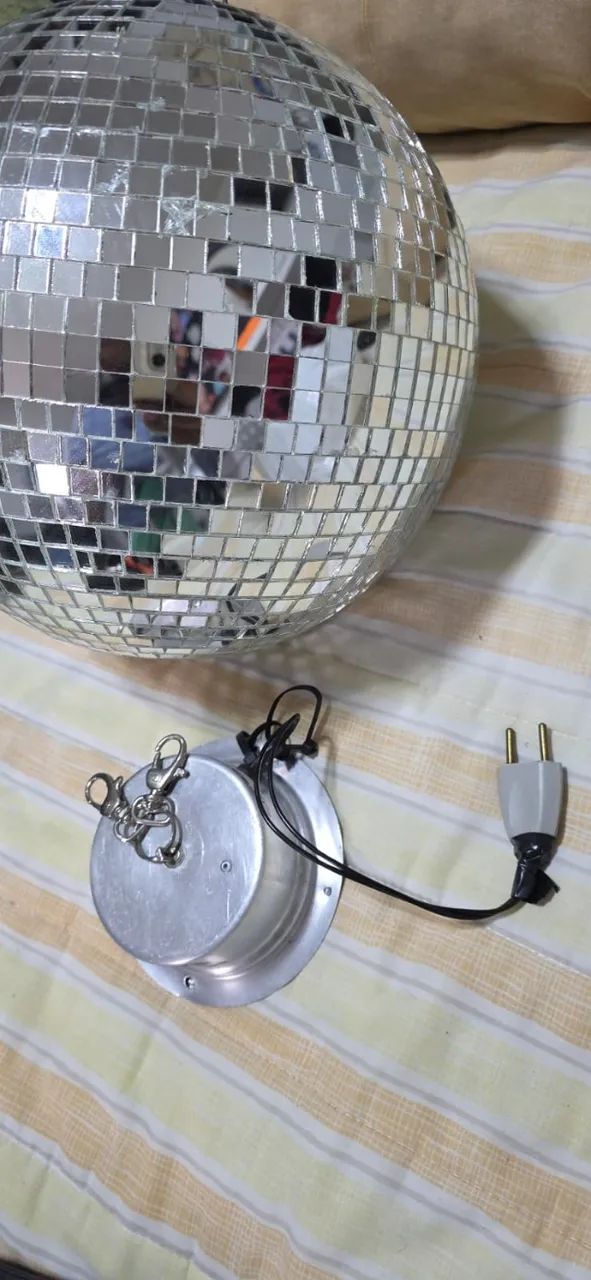 Globo Espelhado Iluminação Para Dj Festa Eventos  - Foto 2