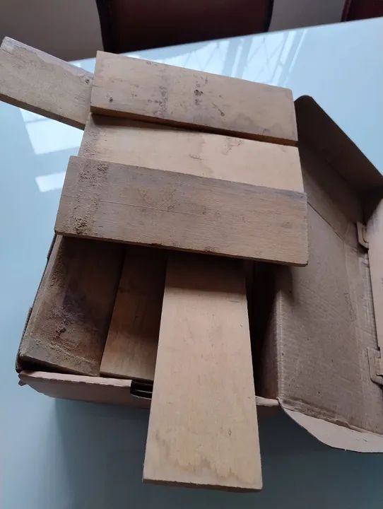 Piso de madeira peroba rosa clarinho e todo por igual em excelente estado - Foto 4