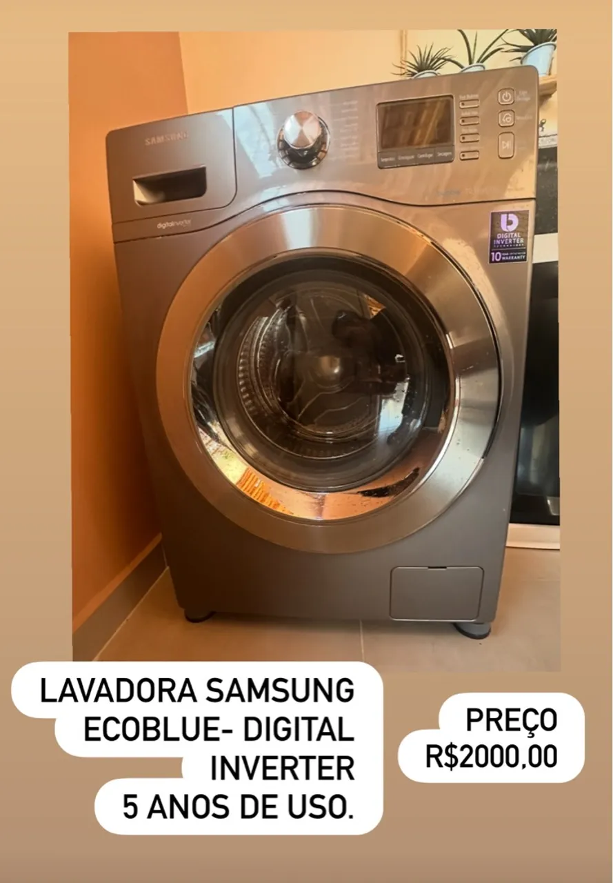 Lava e Seca Samsung Ecoblue Digital Inverter