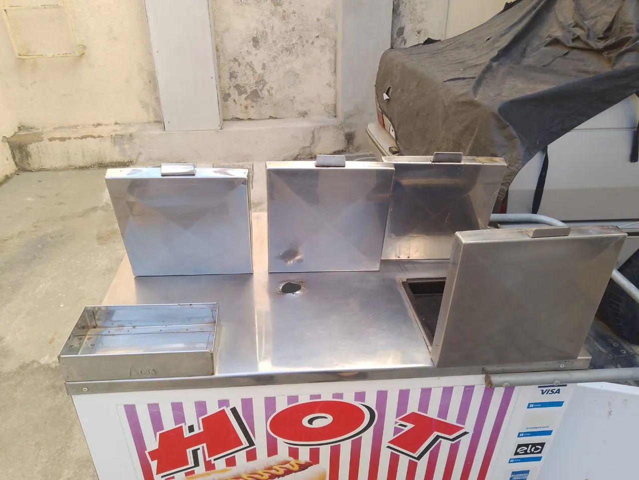 Fogão Industrial Compacto em alumínio ( Conservado )  - Foto 5