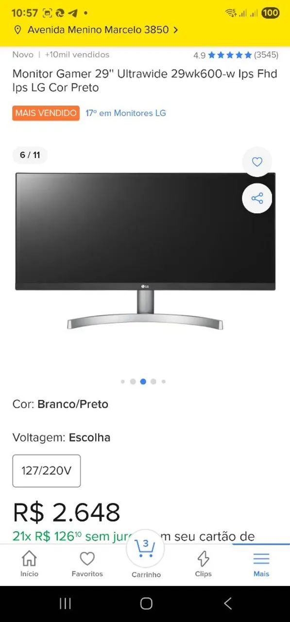 Tela de PC 64312624343169121