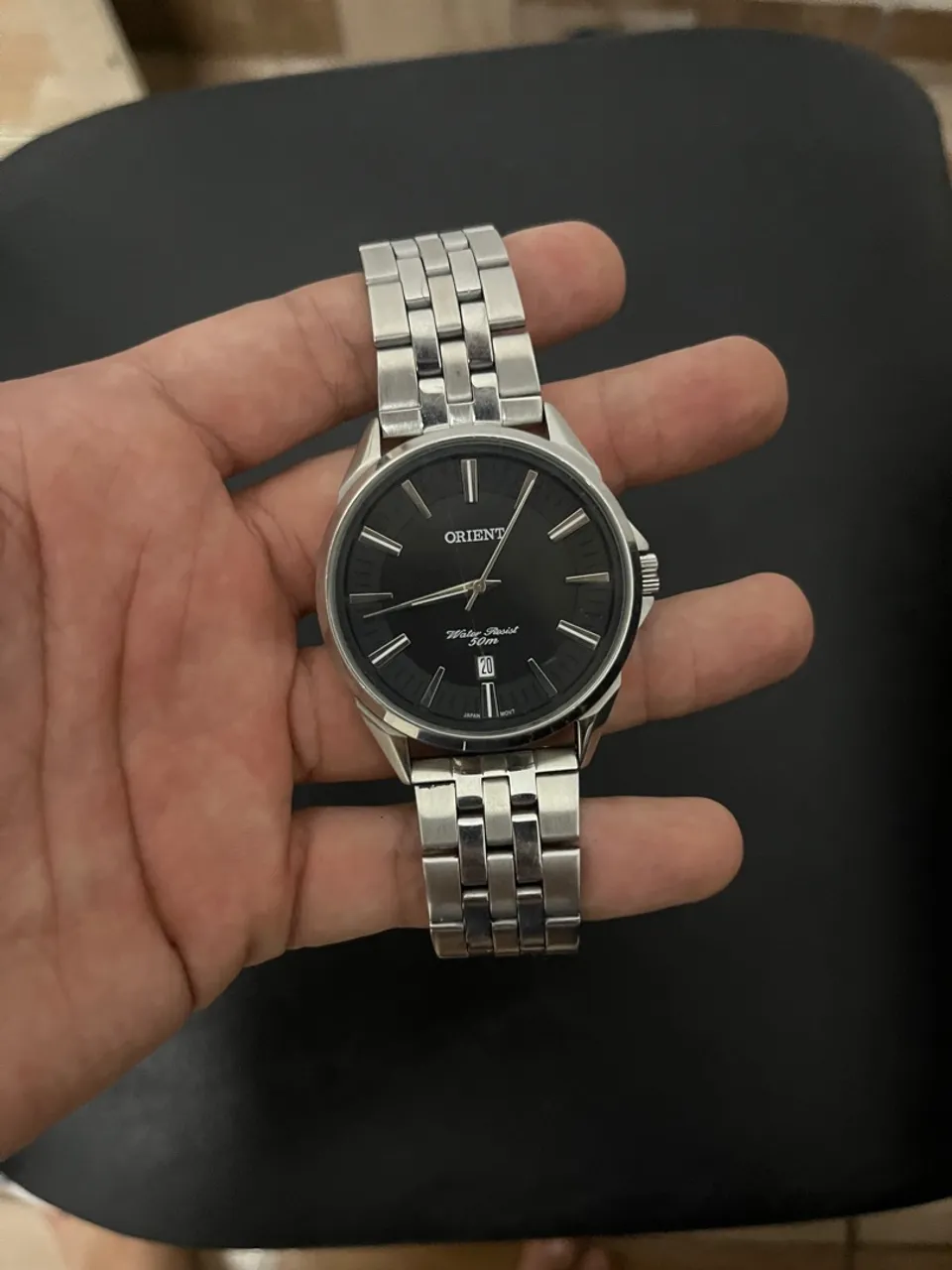 Relógio Orient Masculino Pulseira Aço Inox