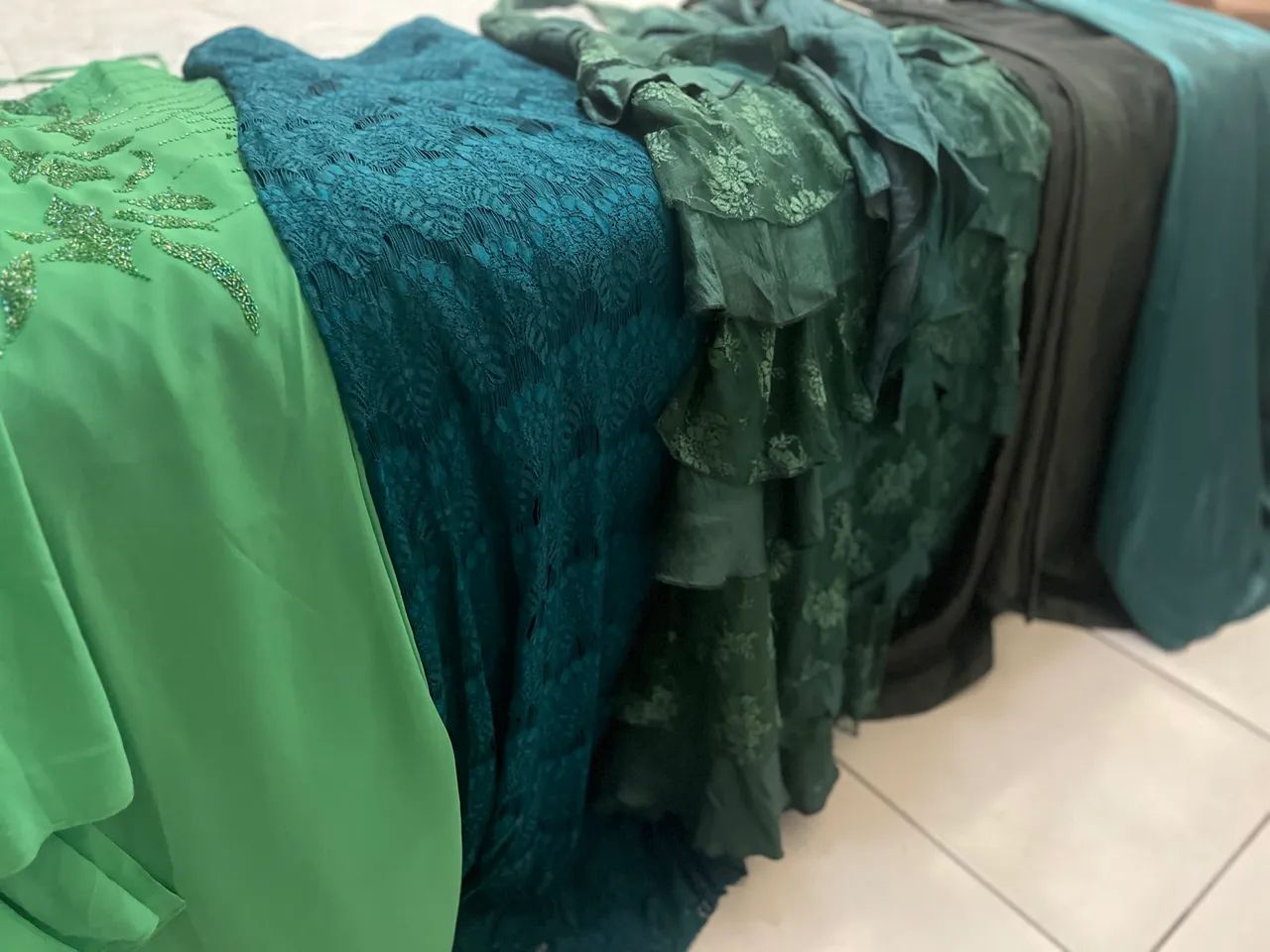 Vestidos de festa verde  - Foto 4