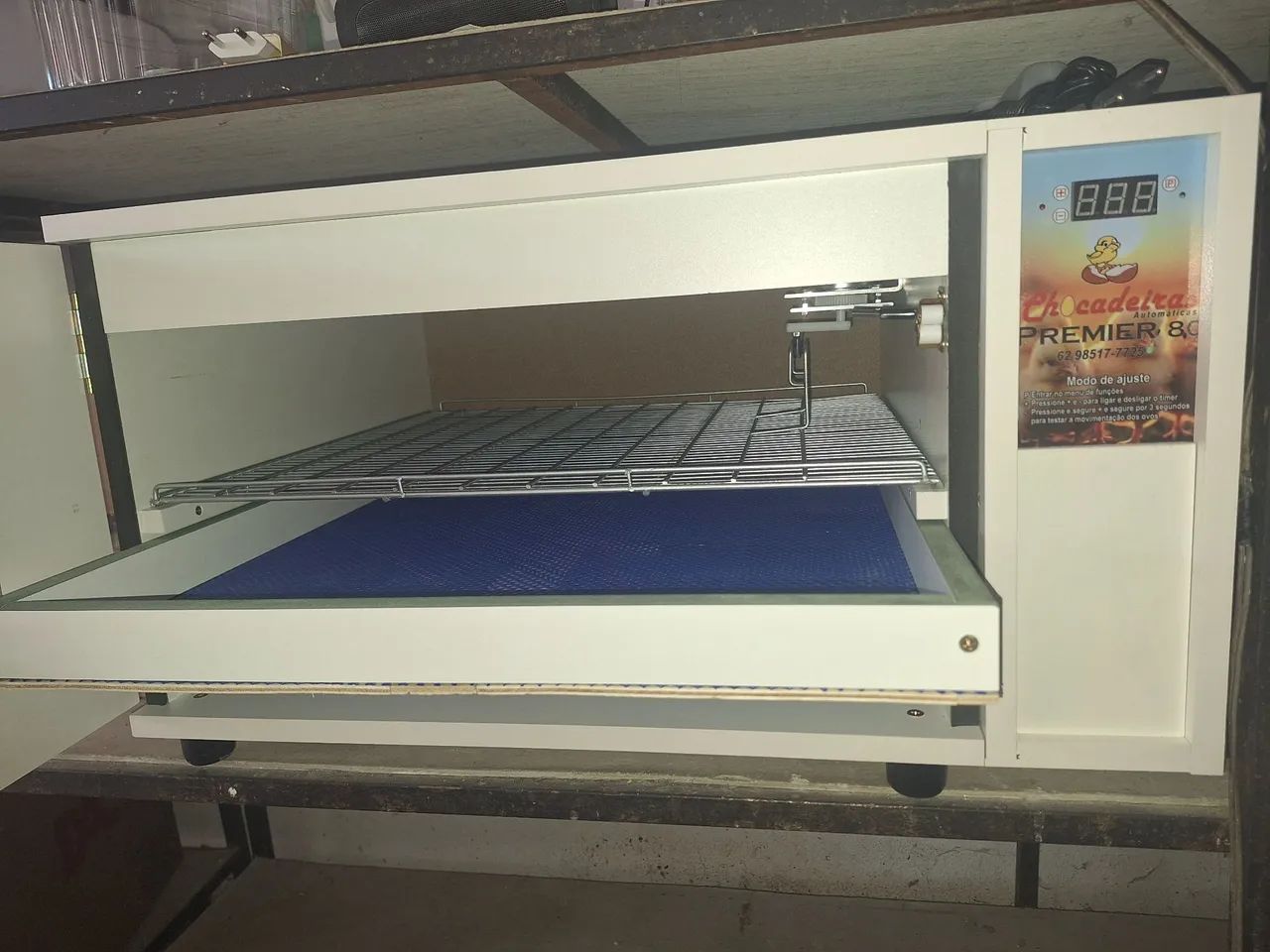 Chocadeira automatica 240 ovos, com 02 grades - Foto 4