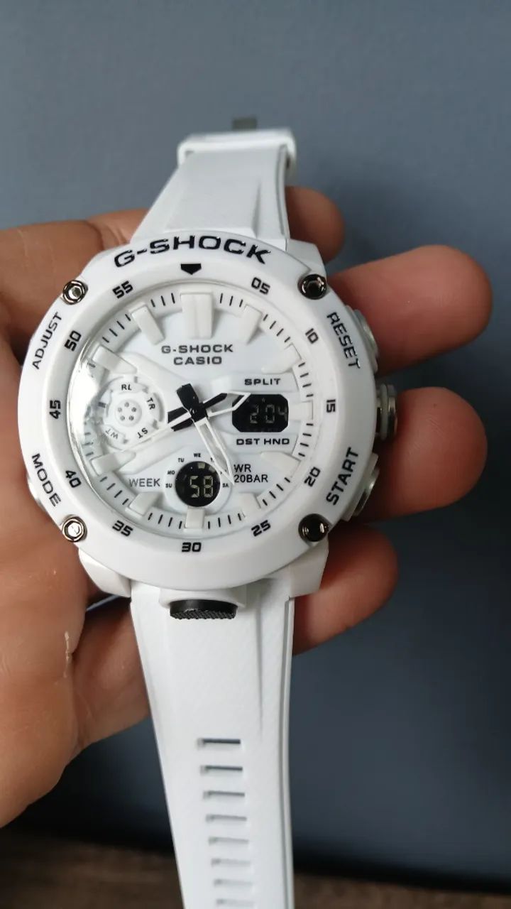 relógio g-shock ga-2000 branco masculino digital eletrônico Envio Hoje