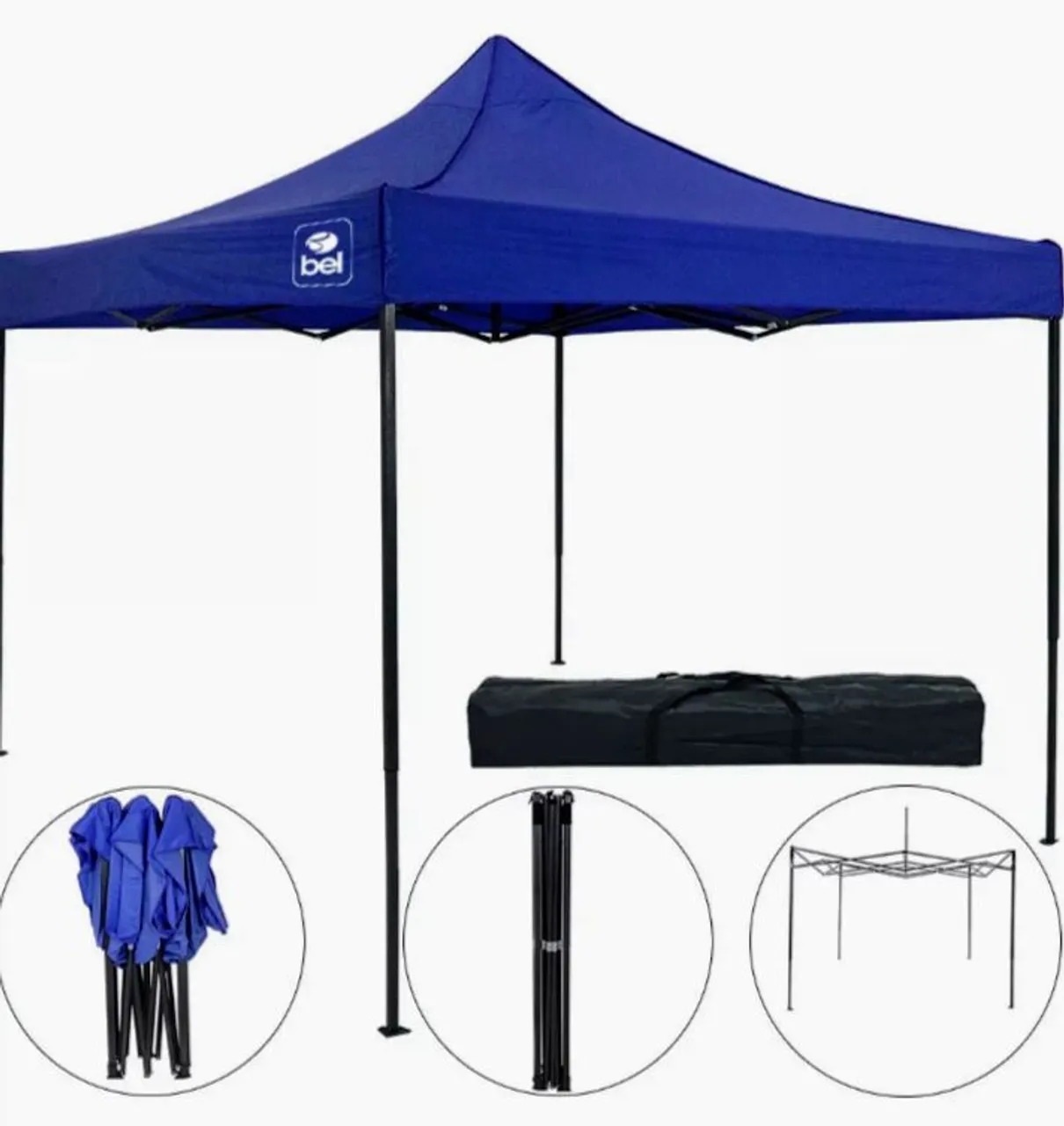 Tenda Gazebo Pagoda 3x3 Bel articulada dobravel oxford SUPER PROMO - AZUL
