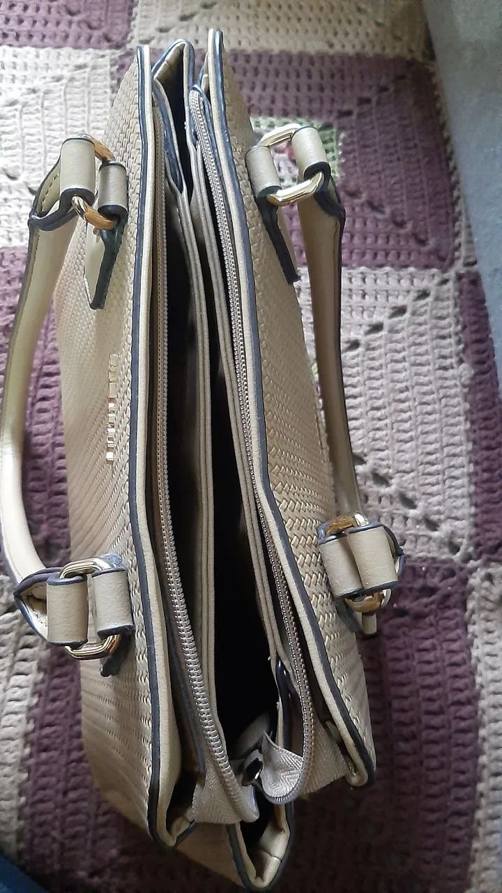 Bolsa Chenson Bege - Foto 4