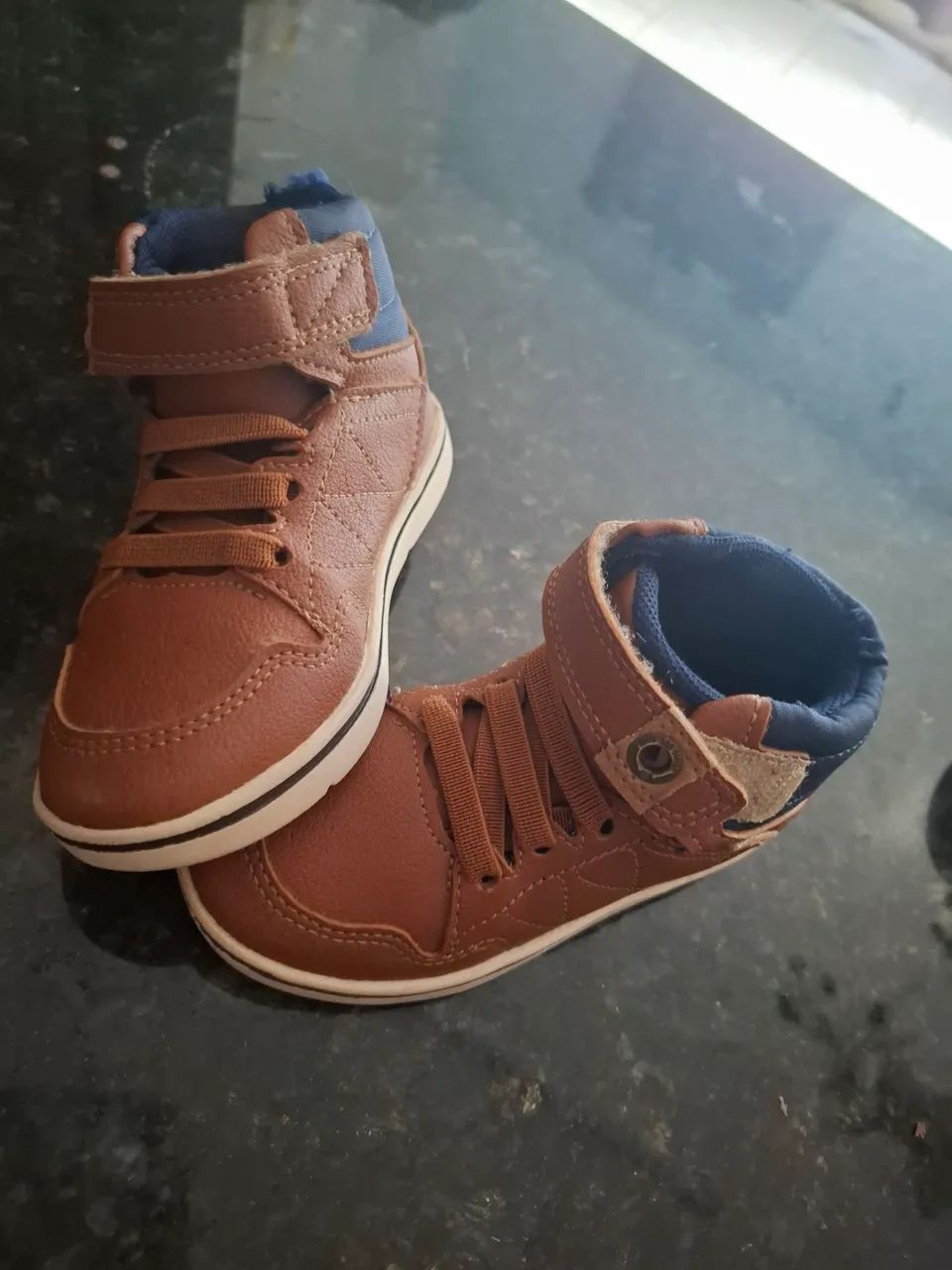 Tênis Infantil Marrom Klin botinha Flyer mini - Foto 2