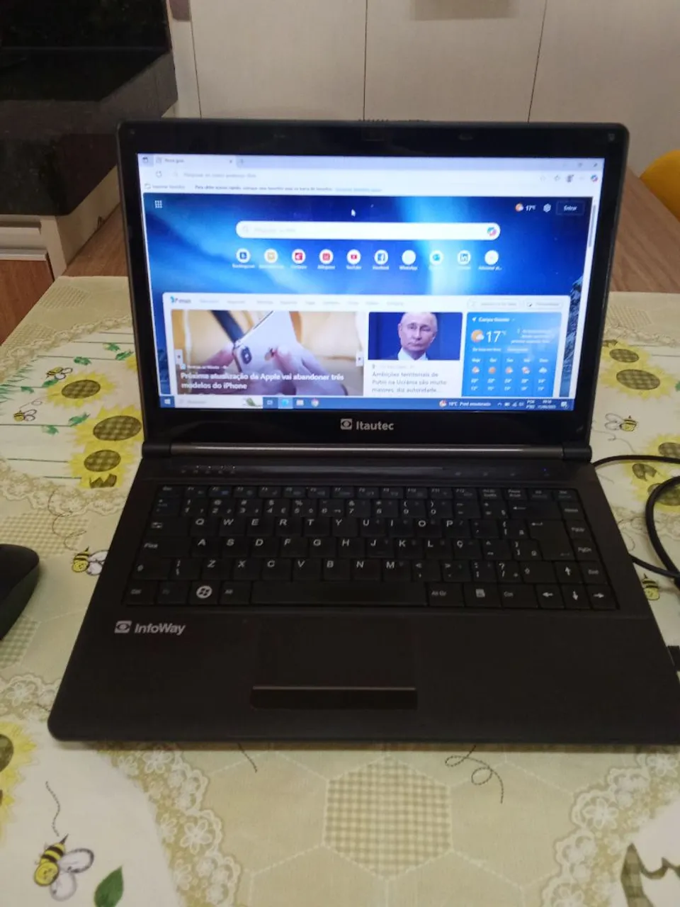 Notebook Itautec InfoWay - Ótimo para tarefas diárias