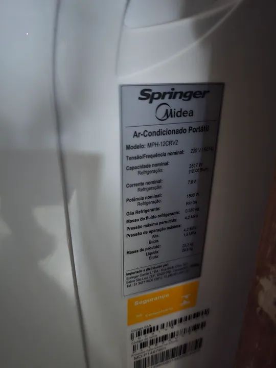Ar-condicionado portátil Springer Midea - Foto 2