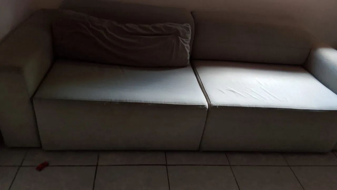 Sofá 3 lugares usado - Foto 3