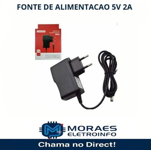 Fonte de alimentação 5v x 2A MT-052