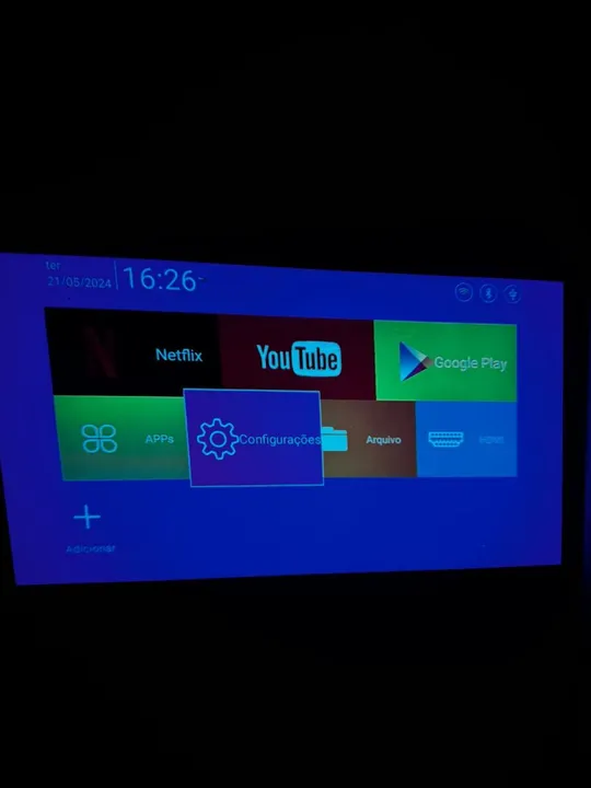 Projetor Portátil Android 4K