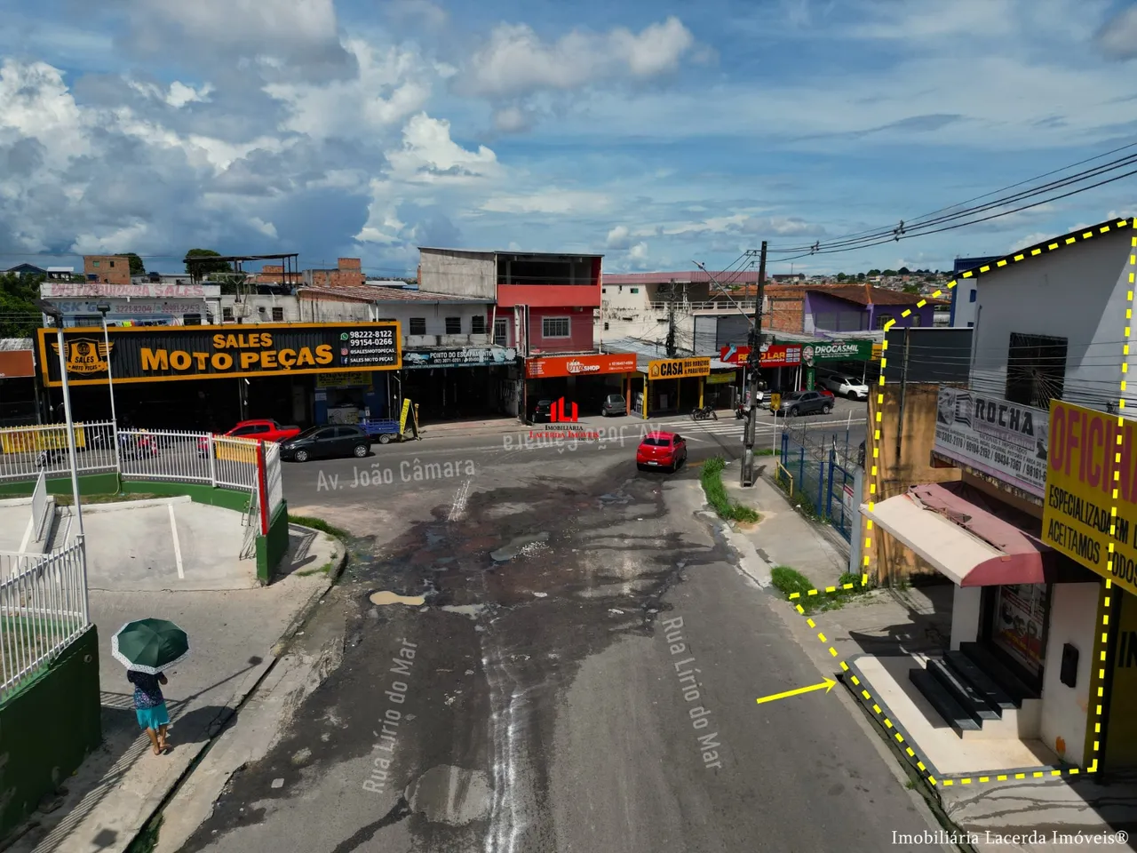 Imóvel Comercial no Novo Aleixo 400m² com acesso para duas ruas