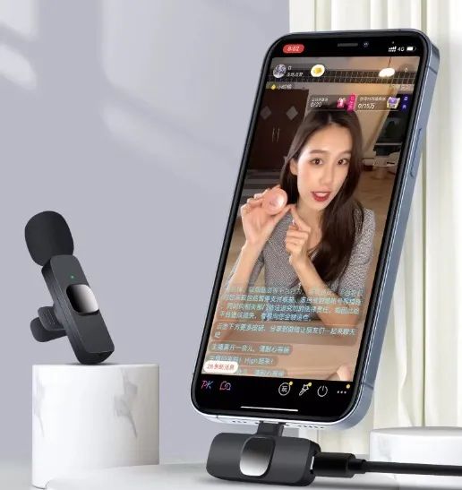  Microfone sem fio para iphone e Android  type C - Foto 3
