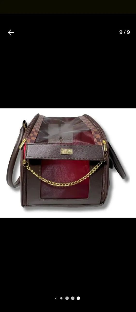 Bolsa de transporte luxuosa para pets - Foto 2