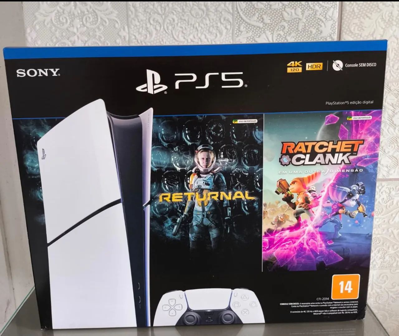 PlayStation 5 Digital Edition com Returnal e Ratchet & Clank
