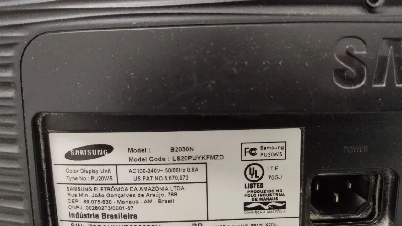 Monitor Samsung 2030N Widescreen 21 polegadas - Foto 3