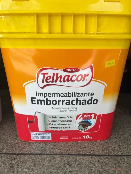 Impermeabilizante Emborrachado Telhacor 18kg