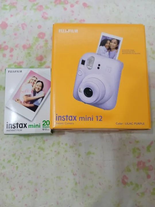 Câmera Nova  Instax Mini 12-, Impressão Instantânea 