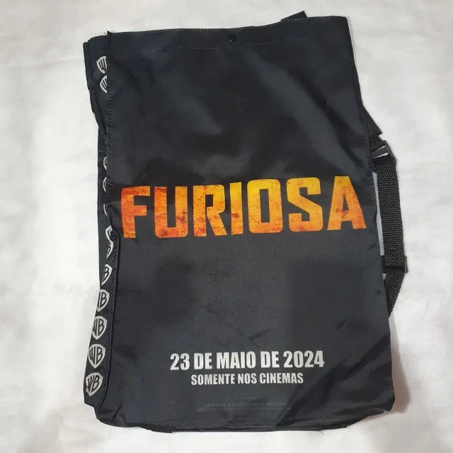 mochila ecobag - furiosa- warner ccxp - filme - nerd - geek - mad max - geoge miller