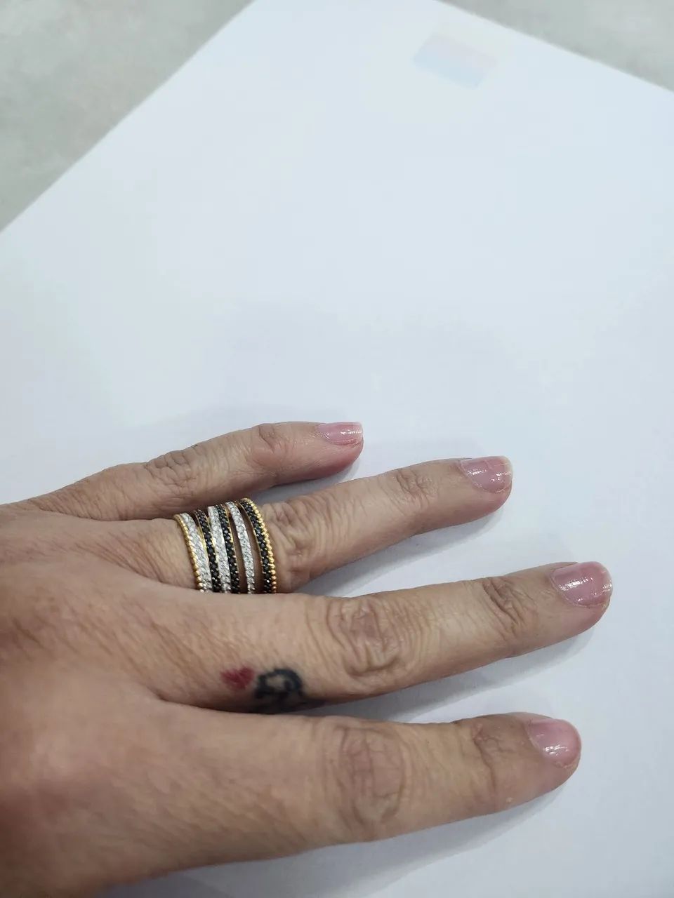 Anel Swarovski com cristais originais