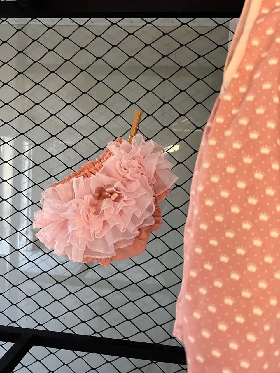 Conjunto floral para bebê kit menina calcinha bunda rica - Foto 2