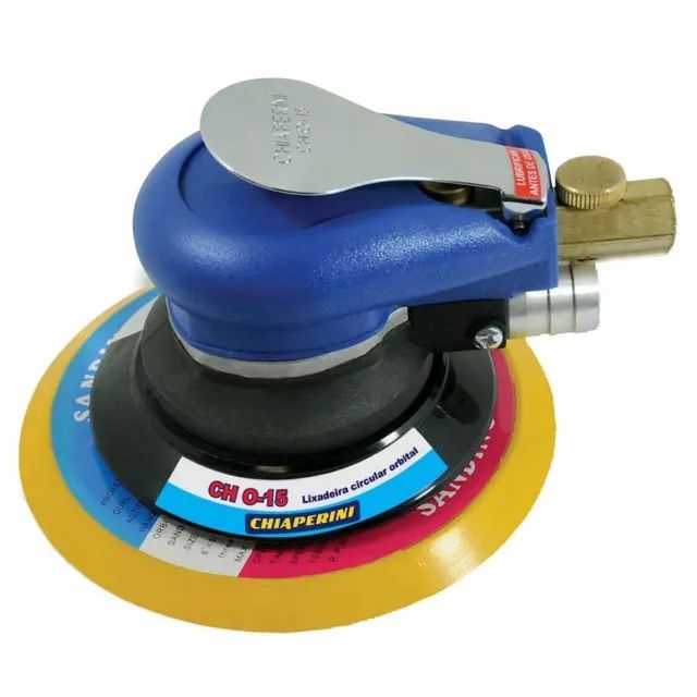 Lixadeira Circular Orbital Hokit Pneumática 6 Pol Ch 0-15 Chiaperini - Foto 2