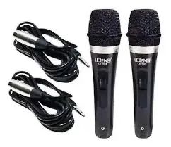 Microfones LeLong LE-904 com Fio - Kit com 2 unidades - Foto 3