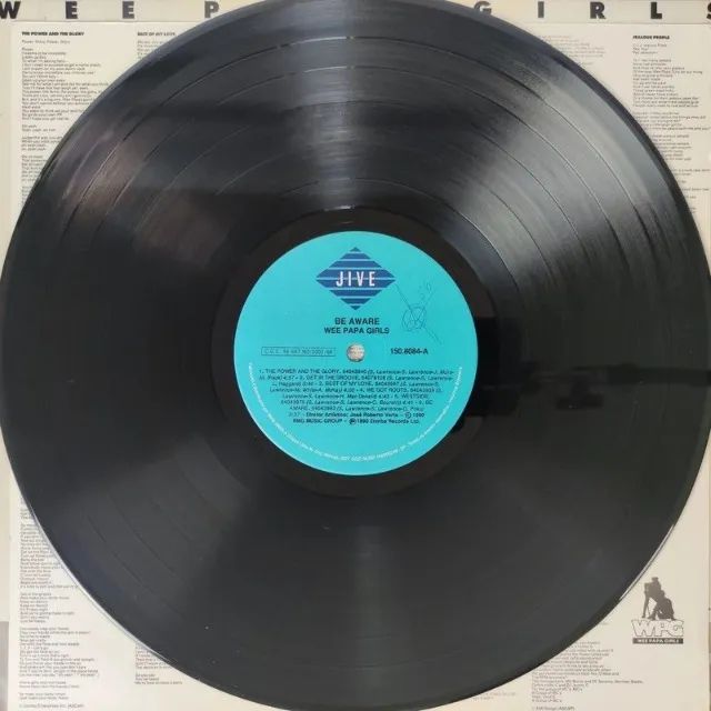 disco de vinil lp wee papa girls - be aware - Foto 3