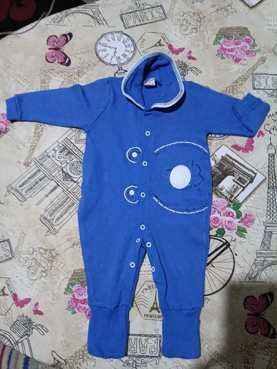 Macacão Bebê Azul Claro