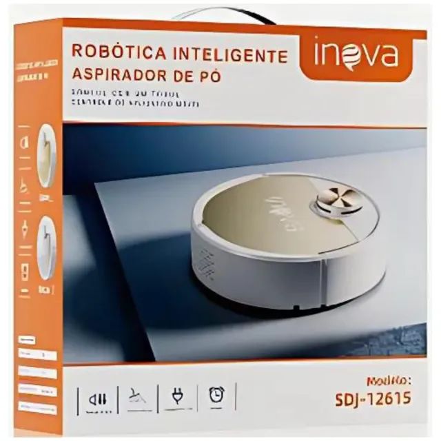 Robô Aspirador de Pó Automático Recarregável Controla pela Celular - Foto 4