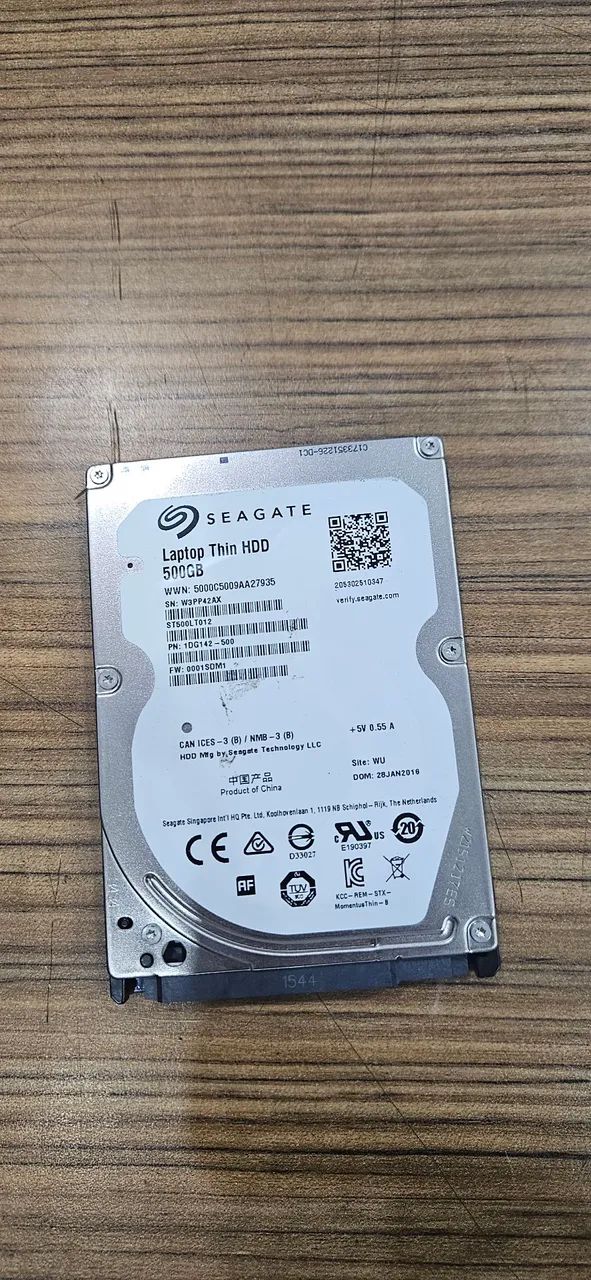 HD mecânico seagate 500 gb