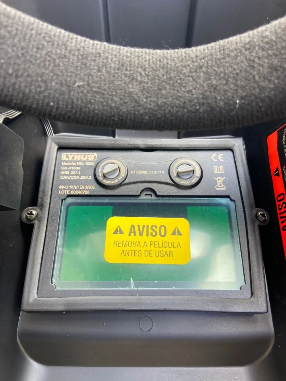 MASCARA DE SOLDA QUE ESCURECE SOZINHA, NOVA COM PROMOÇÃO - Foto 4