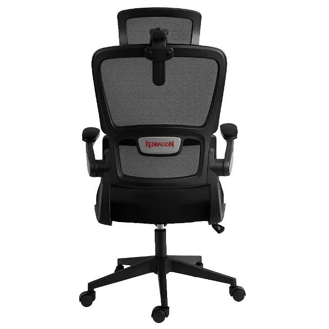 Cadeira Office Ergonômica Redragon Hela Black C214-B, Apoio Lombar e Cabeça - WZetta - Foto 5