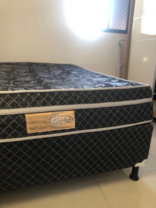 Cama Box Casal com Desenho Floral - Foto 4