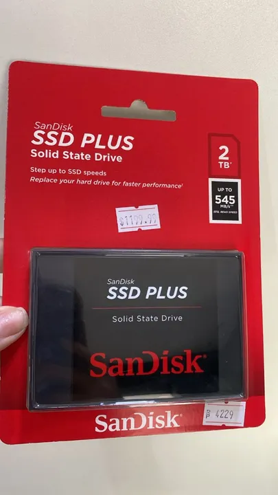 SSD Sandisk 2TB Plus SATA III Alta Performance e Confiabilidade -Loja Coimbra -Instalamos