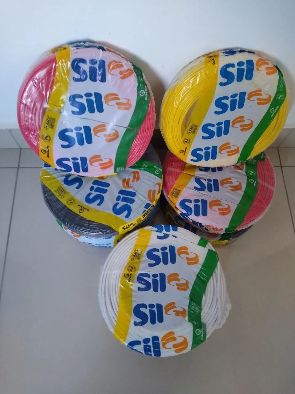 Fio Elétrico Sil 2,5mm - Rolos de 100 Metros