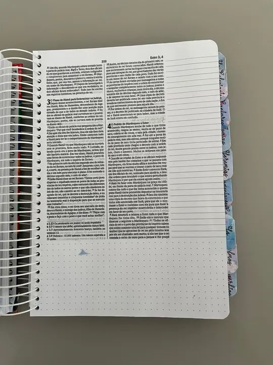 Bíblia Capa Dura NVI com abas personalizadas  - Foto 3